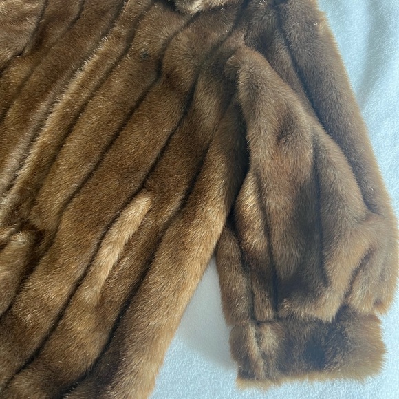 Dennis by Dennis Basso faux mink zip jacket 1X - Picture 3 of 10